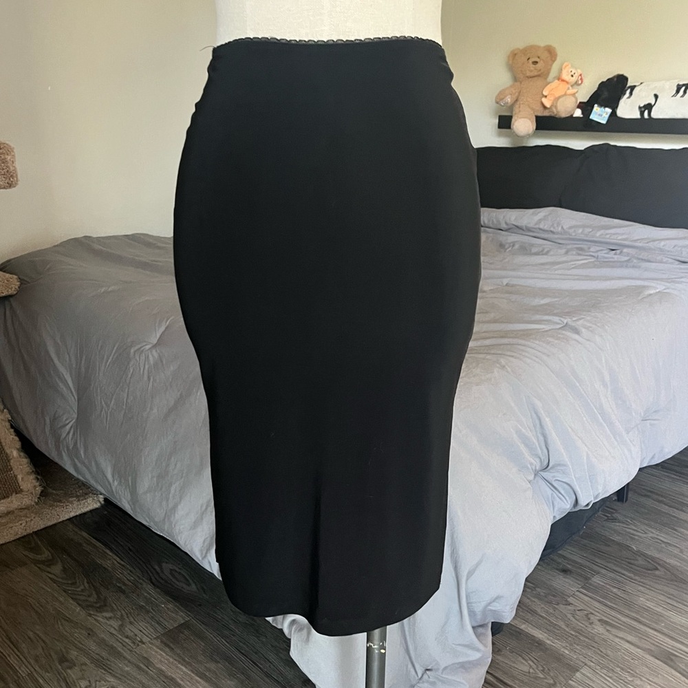 midi slip skirt